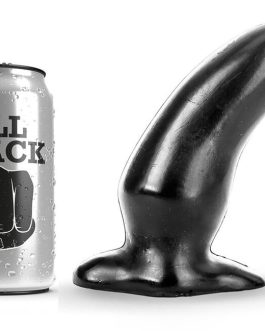 Plug anale curvo lungo 13 cm e Ø 5 cm ALL BLACK