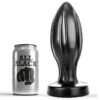 Anal plug a goccia in PVC da 21 cm ALL BLACK