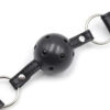 OHMAMA FETISH BALL GAG TRASPIRANTE CON MORSETTI PER CAPEZZOLI - immagine 3