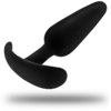 Plug anale silicone nero lunghezza 8.2 cm OHMAMA