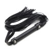 Frusta flogger da 60 cm con rivetti in argento OHMAMA FETISH - immagine 2