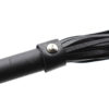 Frusta flogger da 60 cm con rivetti in argento OHMAMA FETISH - immagine 4
