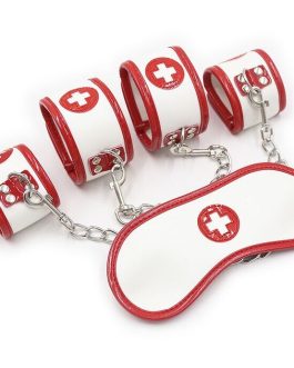 OHMAMA FETISH MINI NURSE BONDAGE SET 3 PEZZI