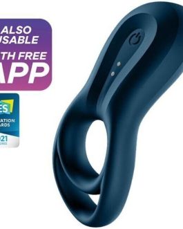 SATISFYER – APP VIBRATORE AD ANELLO EPIC DUO BLU