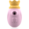 STIMOLATORE INTENSO DEL CLIT 10 FREQUENZE DI LECCATA E ASPIRAZIONE - ROSA - immagine 5