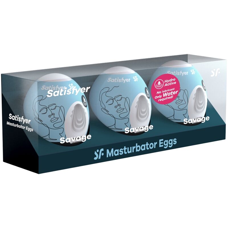 SATISFYER – 3 UOVA MASTURBATORI SAVAGE