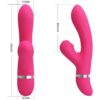 VIBRATORE PER CONIGLI ASPIRAZIONE GRAZIOSO AMORE WILLOW - immagine 3