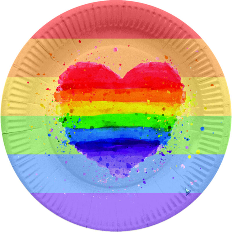 PRIDE – SET 8 TARGHE BANDIERA LGBT