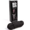 SECRETPLAY BLACK BONDAGE ROPE - COLLEZIONE BDSM - immagine 2