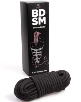 SECRETPLAY BLACK BONDAGE ROPE – COLLEZIONE BDSM