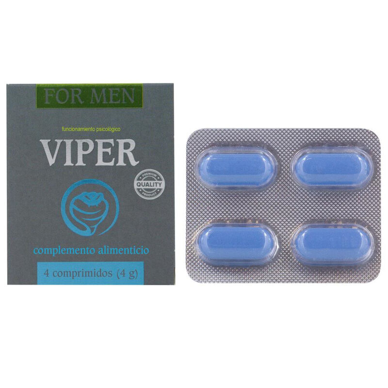 Pillole per erezione VIPER FOR MEN (4 compresse)