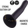Dildo vibrante nero compatibile Watchme ‘DUMAN MYSTIC’ S MYTHOLOGY - immagine 4