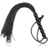 Frusta flogger in silicone con manico nervato OHMAMA FETISH