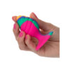 Anal plug in silicone multicolore 7,5 x 3,25 cm CALEXOTICS - immagine 3