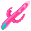 HAPPY LOKY - TRIPLA STIMOLAZIONE DONALD: COMPATIBILE CON LA TECNOLOGIA WIRELESS ANALE, G-SPOT E CLITORIDEA WATCHME - immagine 4
