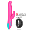 HAPPY LOKY - PLUTO CONIGLIO VIBRATORE E ROTATORE WATCHME COMPATIBILE CON LA TECNOLOGIA WIRELESS - immagine 2