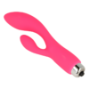 OHMAMA - VIBRATORE CON CONIGLIO 12,5 CM ROSA - immagine 2