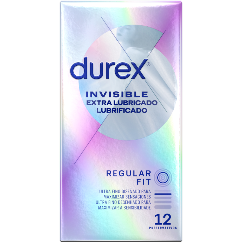 DUREX – INVISIBILE EXTRA LUBRIFICATO 12 UNITÀ