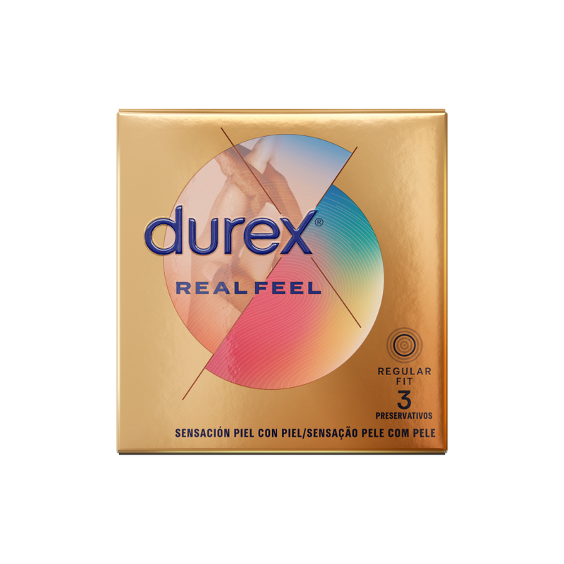 DUREX REAL FEEL PRESERVATIVO 3 UDS