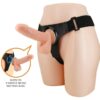 Strapon con il pene 20 cm carne 'Tom' PRETTY LOVE - immagine 2