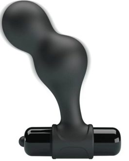 MR PLAY – PLUG ANALE VIBRANTE IN SILICONE NERO