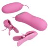 PRETTY LOVE - PINZETTA CON VIBRAZIONE ED ELETTROSHOCK ROSA - immagine 4