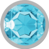 Plug anale in metallo alluminio diamante blue INTENSE tg L - immagine 4