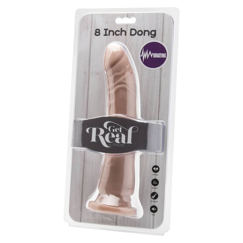 GET REAL – PELLE VIBRANTE DONG 20,5 CM