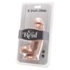 GET REAL - DILDO 12 CM CON PALLE DI PELLE - immagine 2
