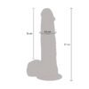 GET REAL - PELLE DILDO VIBRANTE CON PERLINE ROTANTI - immagine 5