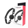 Ball Gag a sfera traspirante in silicone DARKNESS