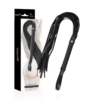Frusta flogger in pelle nera vegana da 28 cm COQUETTE CHIC DESIRE