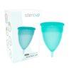 Coppetta mestruale in silicone Taglia L acquamarina STERCUP