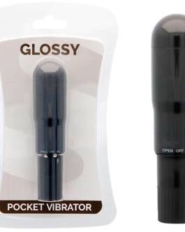 Vibratore tascabile in ABS nero ‘Pocket Vibrator’ GLOSSY