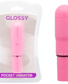 Vibratore tascabile profondo in ABS rosa ‘Pocket Vibrator’ GLOSSY