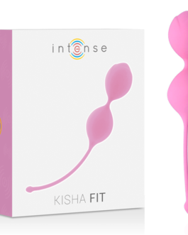 Palline di Kegel in silicone rosa KISHA FIT INTENSE