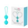Palline vaginali in silicone turchese 85 gr 'Osian Three' MORESSA