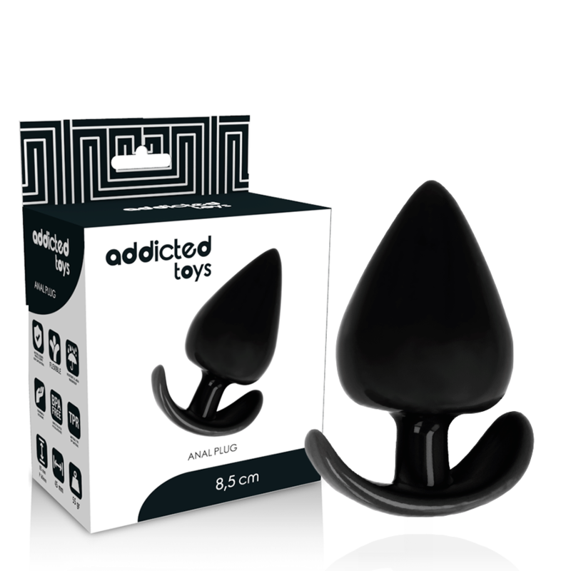 Plug anale 8,5 cm silicone tpr ADDICTED TOYS