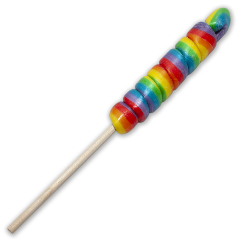 PRIDE – LOLLIPOP CONE SMALL WITH THE LGBT FLAG FOR CHULO, CHULO MY PIRULO /en/pt/pt/en/fr/it/