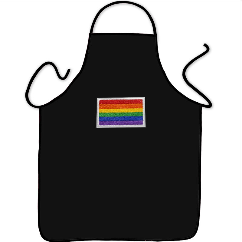 PRIDE – GREMBIULE DA CHEF CON LA BANDIERA LGBT