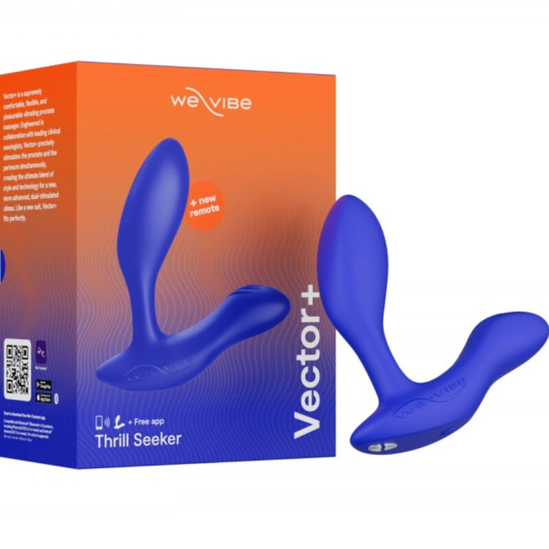 WE-VIBE – VECTOR+ MASSAGGIATORE PROSTATICO VIBRANTE BLU ROYAL