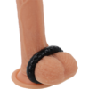 POWERING - ANELLO PER PENE SUPER FLESSIBILE E RESISTENTE 4,5 CM PR07 NERO - immagine 2