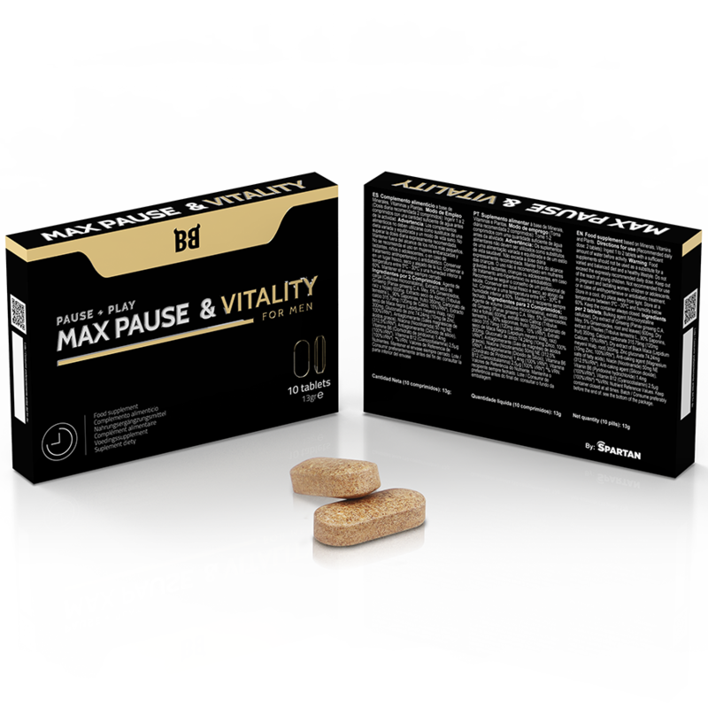 BLACKBULL BY SPARTAN – MAX PAUSE  VITALITY PAUSE + PLAY FOR MEN 10 COMPRESSE