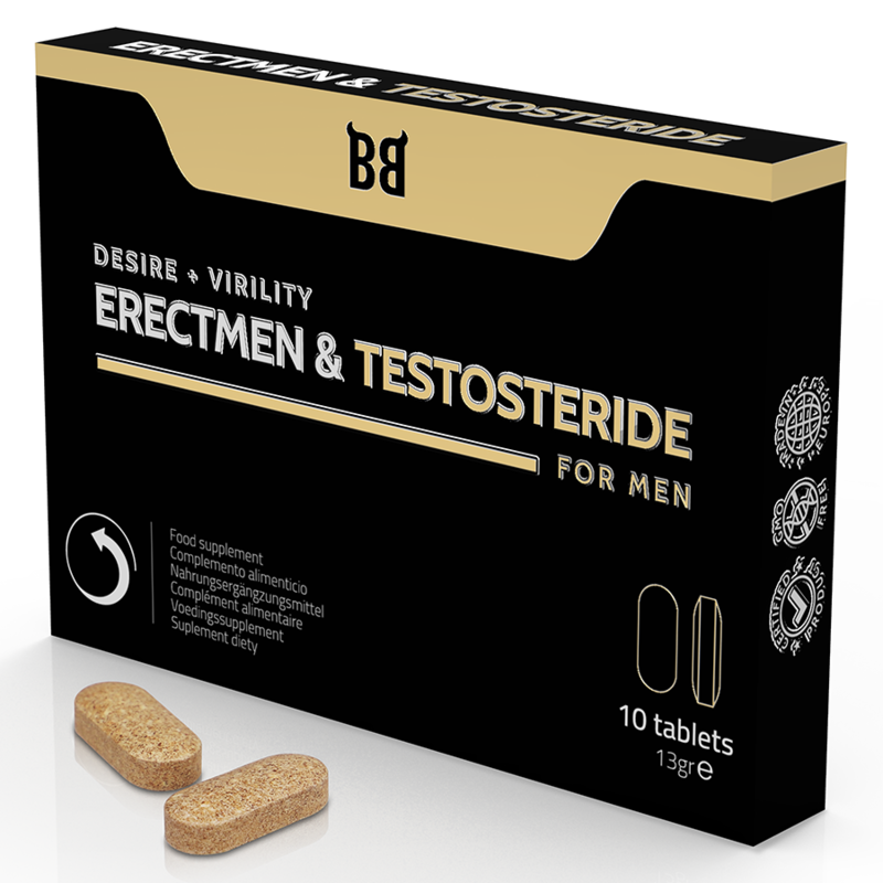 Pillole per erezione al testosterone iper eccitante (10 compresse)