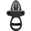 PRETTY LOVE - ANELLO VIBRANTE 10 VIBRAZIONI IN SILICONE NERO - immagine 4
