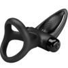 PRETTY LOVE - ANELLO VIBRANTE 10 VIBRAZIONI IN SILICONE NERO - immagine 5