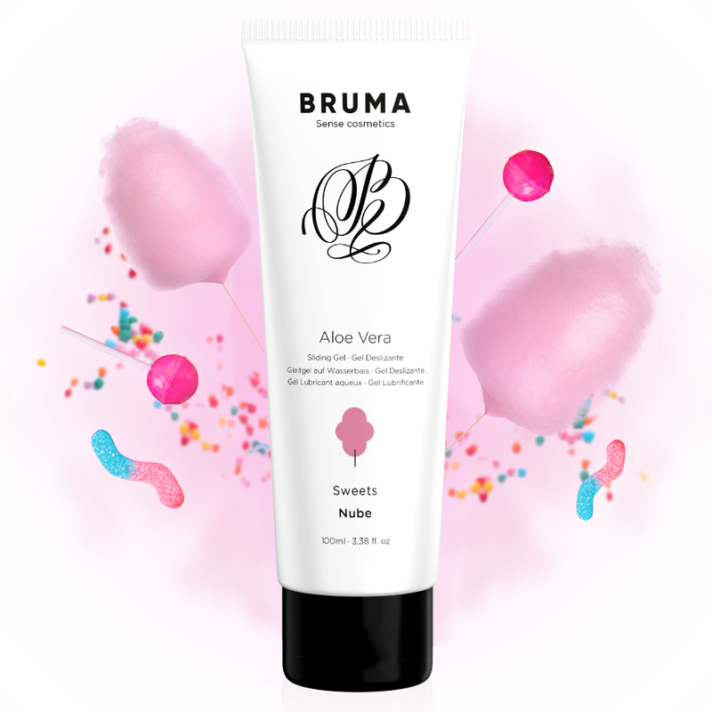 BRUMA – GEL DESLIZANTE CON ALOE VERA SABOR A NUBE 100 ML