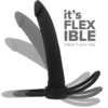 MYTHOLOGY - DILDO ANALE COBI ONYX CON ANELLO PER PENE E TESTICOLI 13 CM IN SILICONE - immagine 4