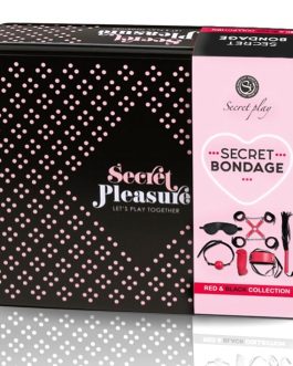 SECRETPLAY BDSM SET 6 PIEZAS RED COLLECTION