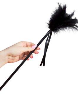 SECRETPLAY PLUMERO PLUMAS NEGRO 40CM